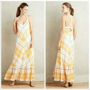 NWT Anthropologie Holding Horses Clementine/Mango Maxi Dress Size XL